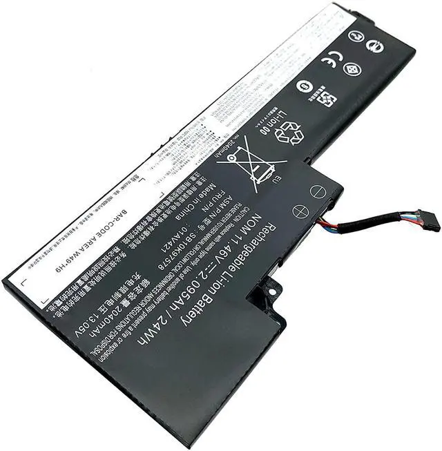 Alt view image 5 of 6 - 01Av421 Sb10K97578 New Laptop Battery Replacement For Lenovo Thinkpad A475 A485 T470 T480 Tp25 Series Notebook 01Av419 01Av420 Sb10K97577 Sb10K97576 11.46V 24Wh 2095Mah