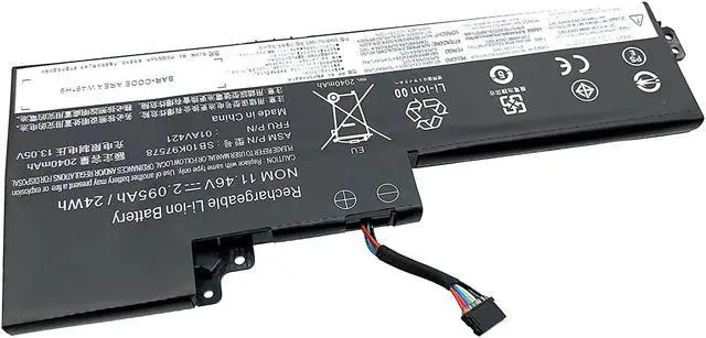Alt view image 6 of 6 - 01Av421 Sb10K97578 New Laptop Battery Replacement For Lenovo Thinkpad A475 A485 T470 T480 Tp25 Series Notebook 01Av419 01Av420 Sb10K97577 Sb10K97576 11.46V 24Wh 2095Mah