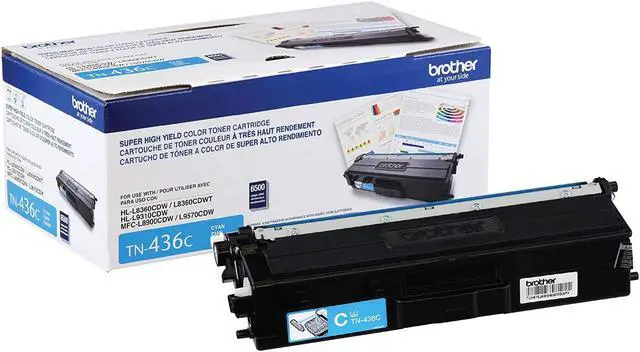 Alt view image 4 of 7 - Brother Tn-436 Super High Yield Toner Cartridge Set (6,500 Yield)