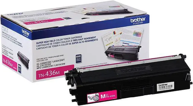 Alt view image 2 of 7 - Brother Tn-436 Super High Yield Toner Cartridge Set (6,500 Yield)