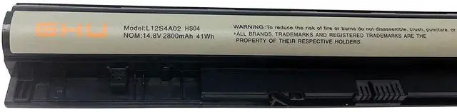 Alt view image 2 of 6 - New Battery L12L4A02 L12L4E01 41 Wh Compatible With Lenovo Ideapad G400S G405S G510S G500S G505S G510S S410P S510P Eraser G50-80 Z40-75 Pn L12M4A02 L12M4E01 L12S4A02 L12S4E0 2800 Mah