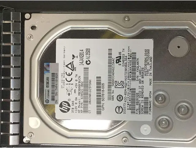 Alt view image 2 of 13 - Hp 625140-001 3 Tb 3.5" Internal Hard Drive - 625030-001, 625031-B21, 652766-B21