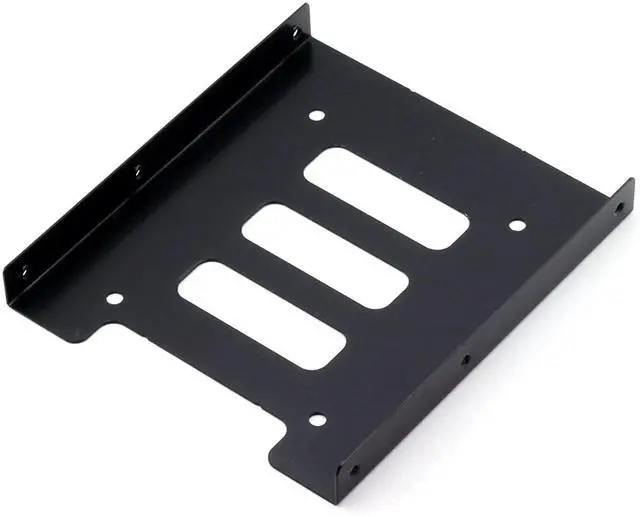 Alt view image 2 of 6 - Ssd Mounting Bracket 2 Pack Ssd Mounting Bracket 2.5 To 3.5 Adapter Ssd Hdd Hard Disk Drive Bays Holder Metal Mounting Bracket Adapter With Screws For Pc Ssd