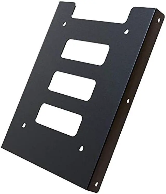 Alt view image 3 of 6 - Ssd Mounting Bracket 2 Pack Ssd Mounting Bracket 2.5 To 3.5 Adapter Ssd Hdd Hard Disk Drive Bays Holder Metal Mounting Bracket Adapter With Screws For Pc Ssd