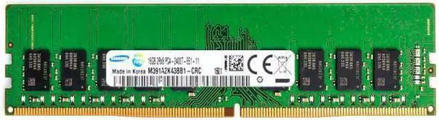 Alt view image 4 of 5 - Samsung M391A2K43BB1-CRC 16GB DDR4-2400 ECC UDIMM 2Rx8 Server Memory Module