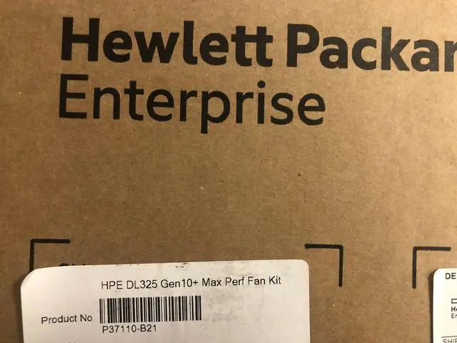 Alt view image 2 of 2 - HPE DL325 Gen10+ Plus Maximum Performance Fan Kit Proliant G10+ Contains 8x fans