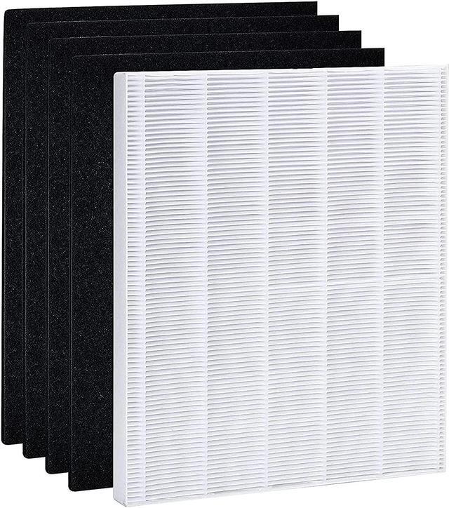 Main image of BLUTENET D480 Replacement Filter D4 Compatible with Winix D480 Air Purifier, True HEPA D480 Filter and 4 Pack Activated Carbon Filters, Replace Part # 1712-0100-00, D4 Filter