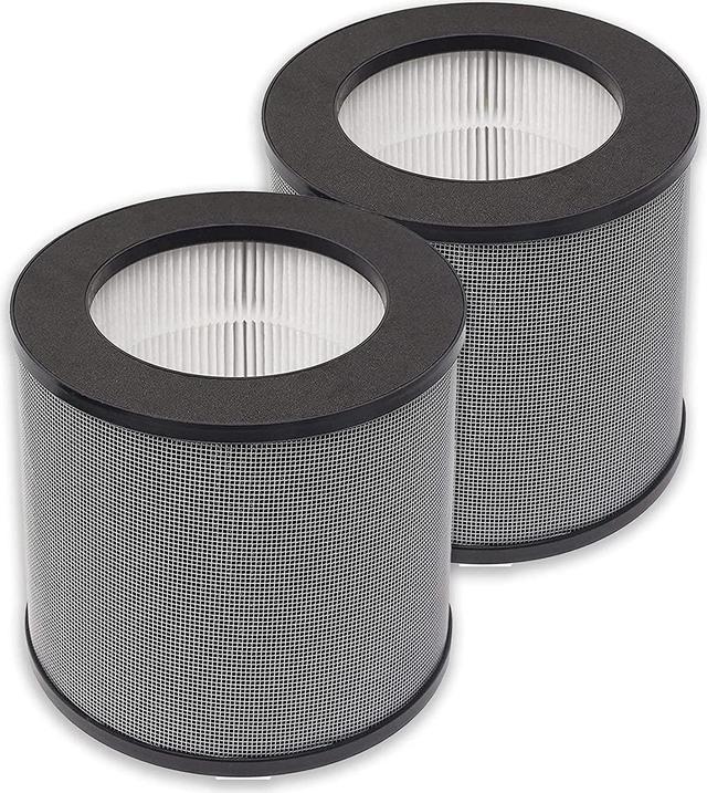 PUREBURG 4-Pack Replacement 3-in1 HEPA Filters Compatible with
