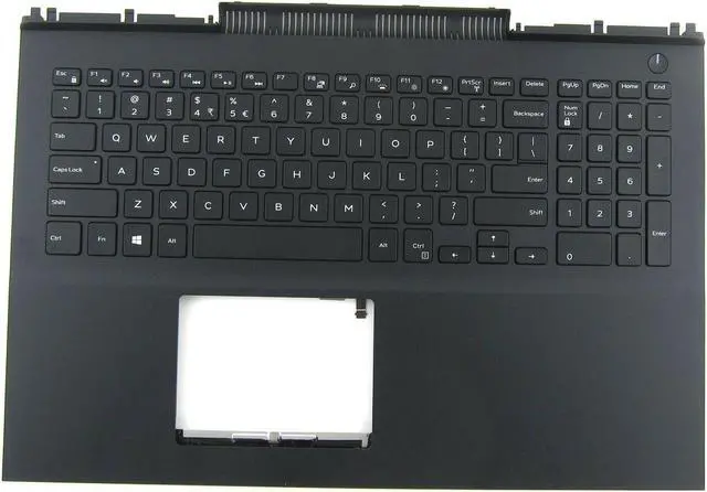 Main image of New Dell Inspiron 15 7566 7567 Palmrest Us Backlit Keyboard Kx8Xw Mdc8K Ggvth