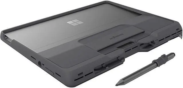 Alt view image 9 of 12 - Kensington BlackBelt Rugged Surface Pro 8 Carrying Case Platinum K97582WW