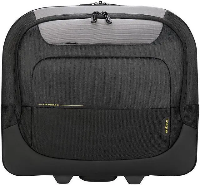 Alt view image 16 of 20 - Targus CityGear TCG717GL Carrying Case (Roller) for 15" to 17.3" Notebook - Black, Gray - 8.6" Height x 16.5" Width x 17.6" Depth - 6.60 gal Volume Capacity