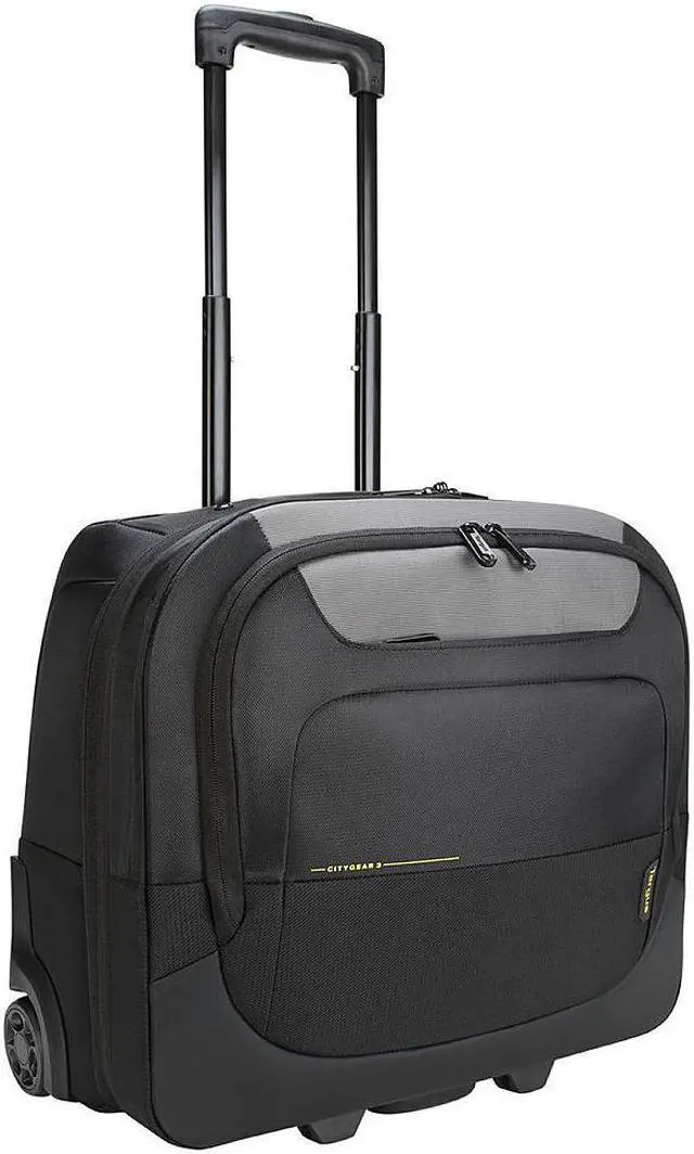 Alt view image 18 of 20 - Targus CityGear TCG717GL Carrying Case (Roller) for 15" to 17.3" Notebook - Black, Gray - 8.6" Height x 16.5" Width x 17.6" Depth - 6.60 gal Volume Capacity