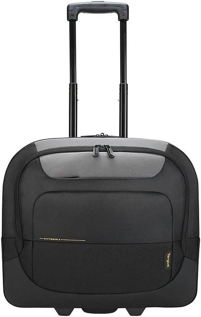 Alt view image 20 of 20 - Targus CityGear TCG717GL Carrying Case (Roller) for 15" to 17.3" Notebook - Black, Gray - 8.6" Height x 16.5" Width x 17.6" Depth - 6.60 gal Volume Capacity