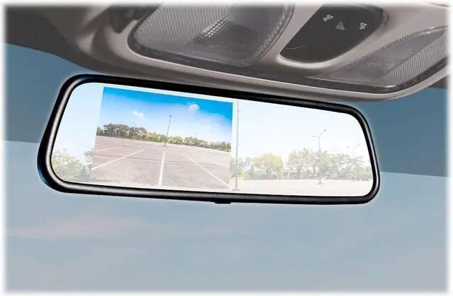 Alt view image 7 of 7 - iBeam TE-RM45 4.5 Inch Replacement Mirror Monitor Digital Color LCD Screen