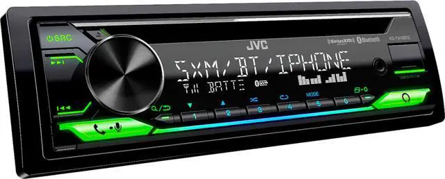 Alt view image 6 of 13 - JVC KD-T910BTS - CD Receiver featuring Bluetooth, Front USB, AUX, Amazon Alexa, SirusXM Ready