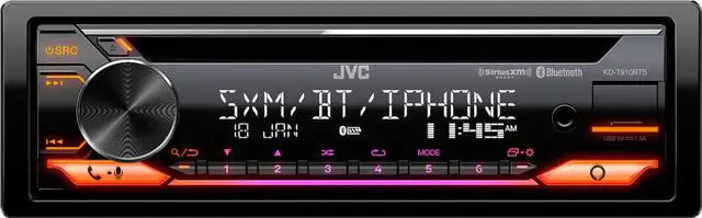 Alt view image 5 of 13 - JVC KD-T910BTS - CD Receiver featuring Bluetooth, Front USB, AUX, Amazon Alexa, SirusXM Ready