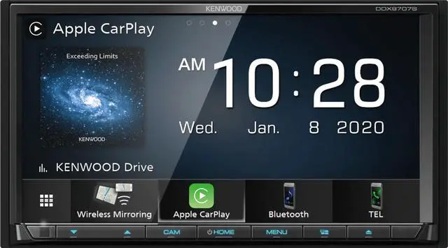 Alt view image 20 of 20 - Kenwood DDX9707S 6.95" DVD Multimedia Receiver w/ Apple CarPlay