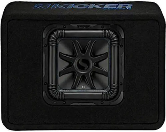 Alt view image 13 of 16 - Kicker TL7S102 L7S 10" Subwoofer in Thin-Profile Enclosure 2-Ohm
