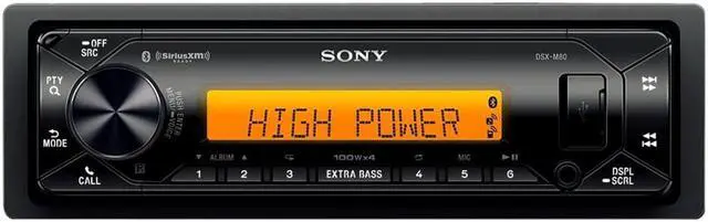 Main image of Sony MARINE In-Dash Digital Media Receiver with Bu DSXM80