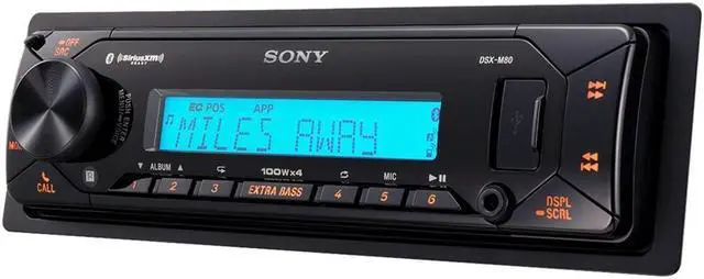 Alt view image 7 of 16 - Sony MARINE In-Dash Digital Media Receiver with Bu DSXM80
