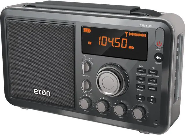 Alt view image 5 of 12 - eton elite field am/fm/shortwave desktop radio with bluetooth
