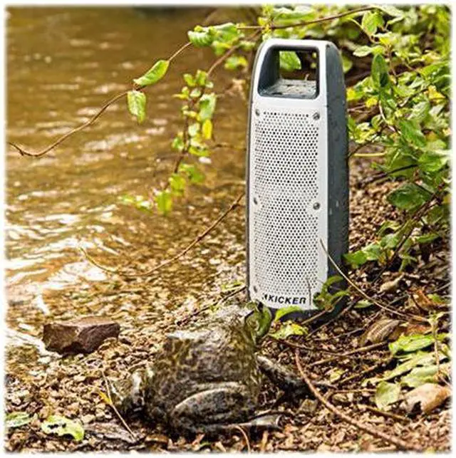 Alt view image 11 of 13 - Bullfrog BF100 Bluetooth Gray Outdoor Wireless Speaker 44BF100GY