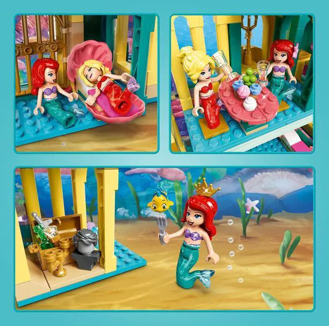 Alt view image 3 of 5 - LEGO Disney Princess Ariel's Underwater Palace 43207