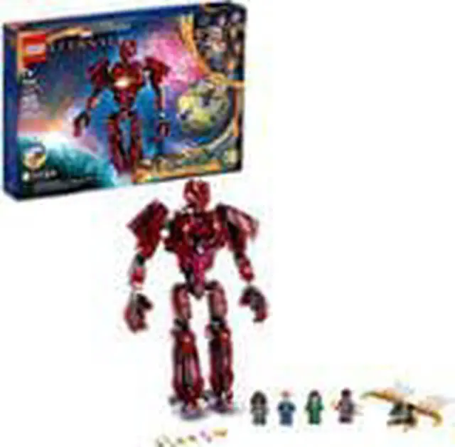 Alt view image 13 of 20 - LEGO 76155 Marvel The Eternals In Arishems Shadow 493 Piece Build Set, Age 7+