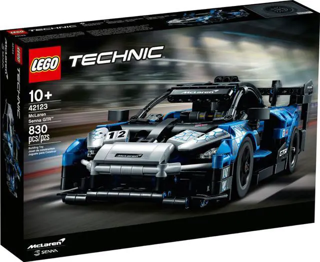 Alt view image 7 of 20 - LEGO Technic 42123 McLaren Senna GTR 830 Piece Building Kit