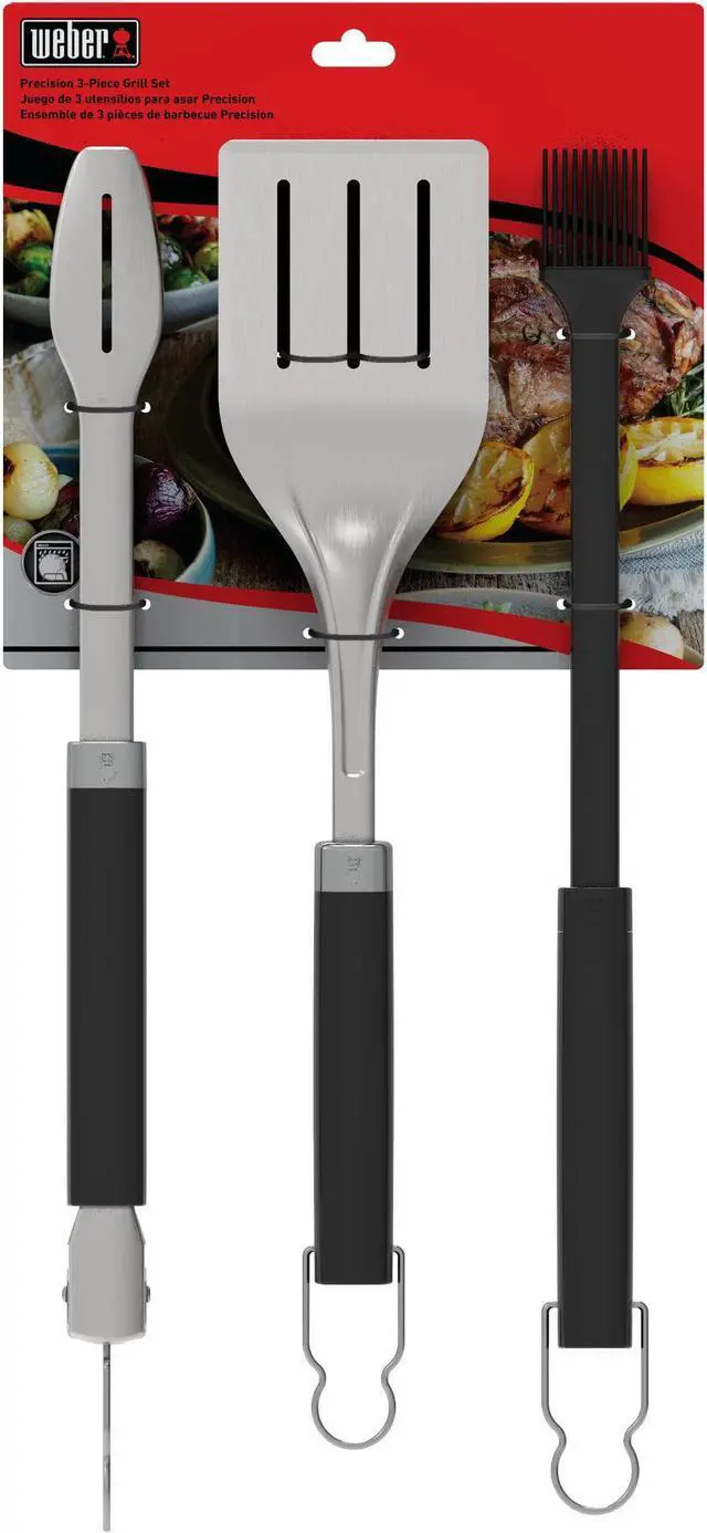 Alt view image 3 of 14 - Weber Precision 3-Piece Grill Tool Set