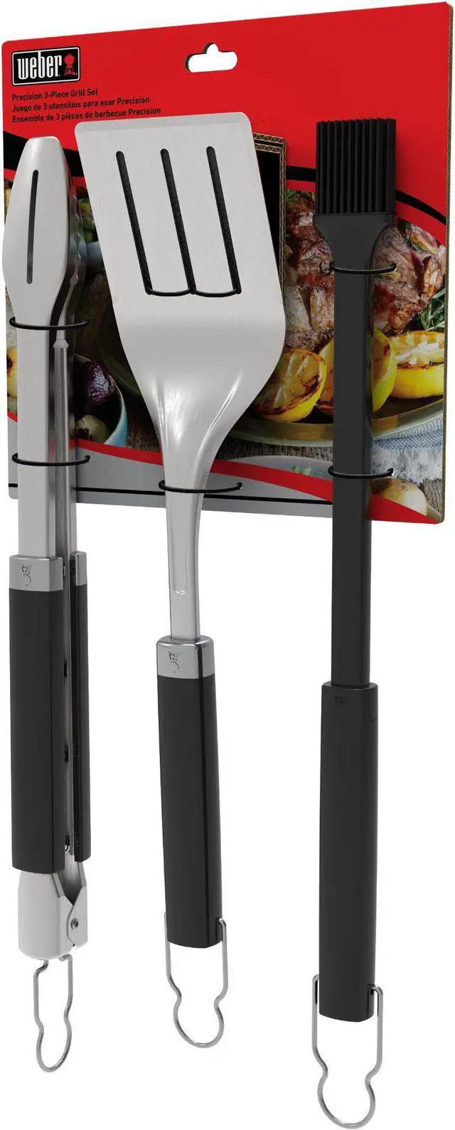 Alt view image 5 of 14 - Weber Precision 3-Piece Grill Tool Set