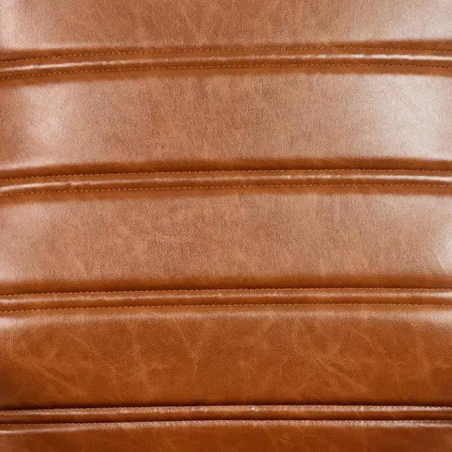 Alt view image 19 of 20 - High Back Brown LeatherSoft Executive Swivel Office Chair with Black Frame and Arms