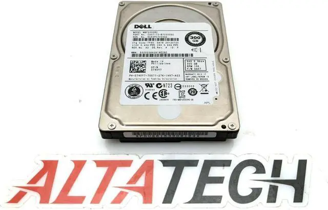 Alt view image 6 of 9 - Dell 740Y7 300GB 10000 RPM SATA 3.0Gb/s 2.5" Internal Notebook Hard Drive