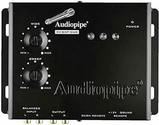 Alt view image 7 of 10 - Audiopipe XVBXPSUB 13.5 volt Digital Bass Driver with Remote Bass Knob