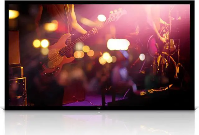 Alt view image 13 of 19 - Pyle PRJTPFL102 100 in. Home Theater Fixed Flat Projection Screen