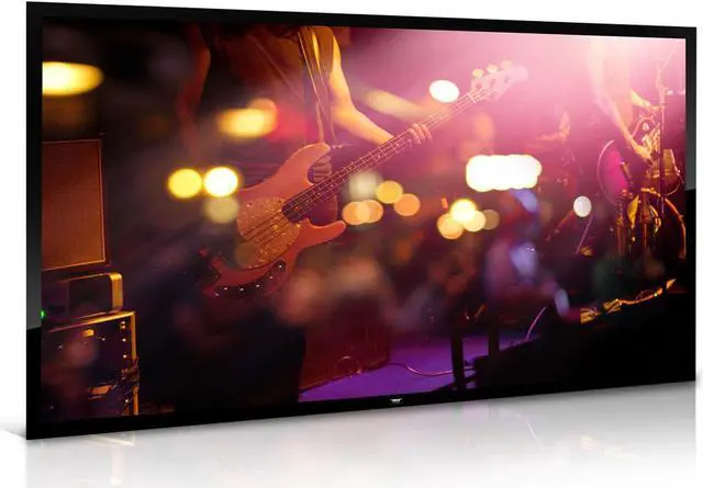 Alt view image 14 of 19 - Pyle PRJTPFL102 100 in. Home Theater Fixed Flat Projection Screen