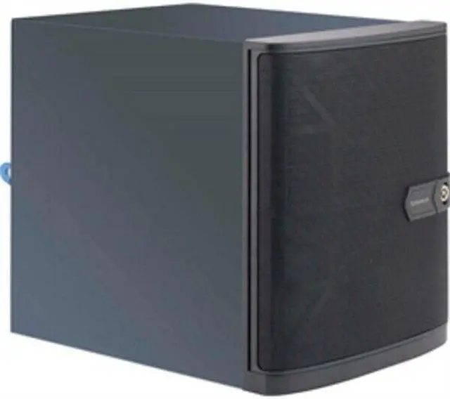 Alt view image 3 of 4 - Supermicro SuperChassis CSE-721TQ-350B2 Mini ITX Mini Tower, 4 x 3.5" Hotswap Bays