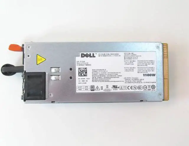 Alt view image 20 of 20 - Dell TCVRR 1100W Redundant Power Supply