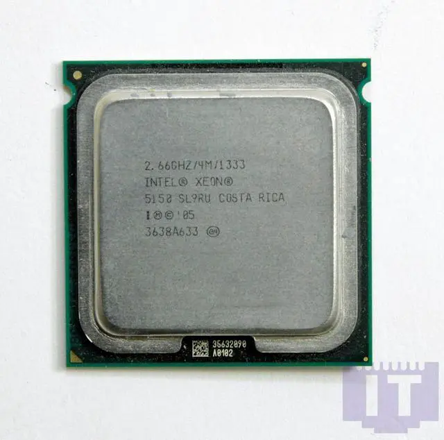 Alt view image 5 of 8 - INTEL Sl9Ru Xeon 5150 Dualcore 2.66Ghz 4Mb L2 Cache 1333Mhz Fsb Socketlga771 65Nm 65W Processor Only