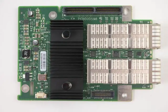 Alt view image 2 of 6 - Dell C6100 C6220 Dual-Port 40Gb/S Qsfp Mezzanine Network Card Mcx384A-Bcaa 3Cyrk