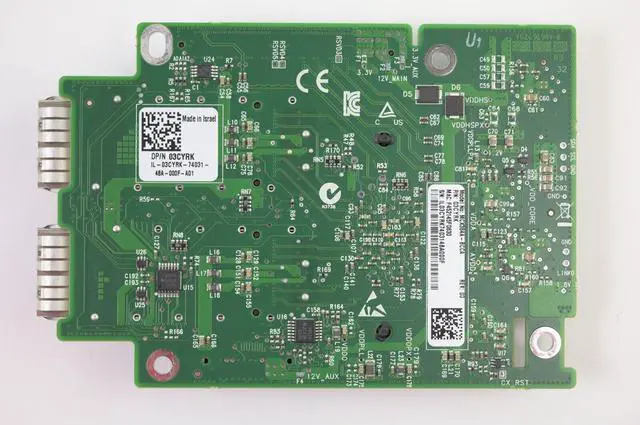 Alt view image 6 of 6 - Dell C6100 C6220 Dual-Port 40Gb/S Qsfp Mezzanine Network Card Mcx384A-Bcaa 3Cyrk