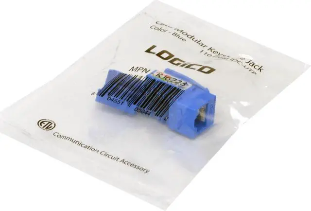 Alt view image 10 of 11 - CAT6 Blue Network Ethernet 110 Punchdown 8P8C Keystone Jack (50/pack)