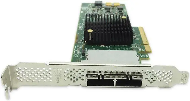 Alt view image 10 of 12 - LSI LSI00300 (9207-8e) PCI-Express 3.0 x8 Low Profile SATA / SAS Host Controller Card--Avago Technologies