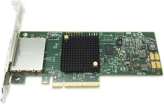 Alt view image 11 of 12 - LSI LSI00300 (9207-8e) PCI-Express 3.0 x8 Low Profile SATA / SAS Host Controller Card--Avago Technologies