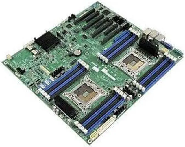 Alt view image 2 of 2 - Intel S2600IP Xeon E5-2600 Dual-LGA2011 512Gb DDR3 Custom Motherboard