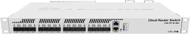 Alt view image 7 of 11 - MikroTik - CRS317-1G-16S+RM - Cloud Router Switch 317-1G-16S+RM with 800MHz CPU, 1GB RAM, 1x Gigabit LAN, 16x SFP+
