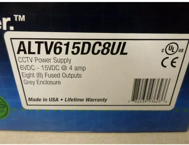 Alt view image 3 of 4 - ALTV615DC8UL Altronix Power Supply