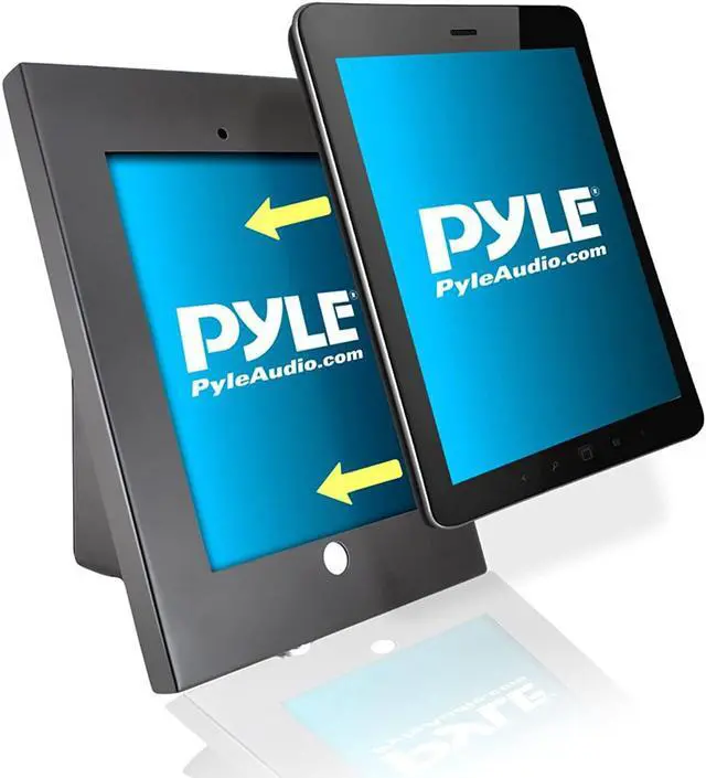 Alt view image 4 of 7 - Pyle Anti-Theft Tablet Security Case Holder - Metal Heavy Duty Multi Mount Tablet Kiosk, Mounts on Wall, Table, Desk w/ Landscape/Portrait Mounting, Designed for iPad 2, 3, 4, Air Tablets - PSPADLKW5