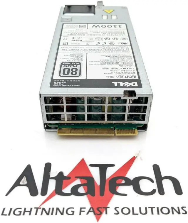 Alt view image 5 of 11 - DELL Ht6Gx  1100 Watt Redundant Power Supply For Poweredge R620 R720 R720Xd-Ht6Gx