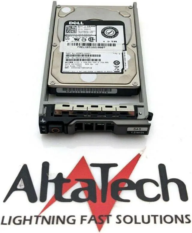 Alt view image 9 of 16 - 89D42 1.2TB 10000RPM SAS 2.5Inch Dell Hard Drive